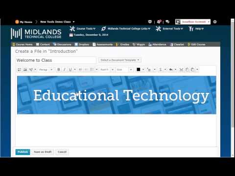 D2l Brightspace V10 4 Create New Content Topic File