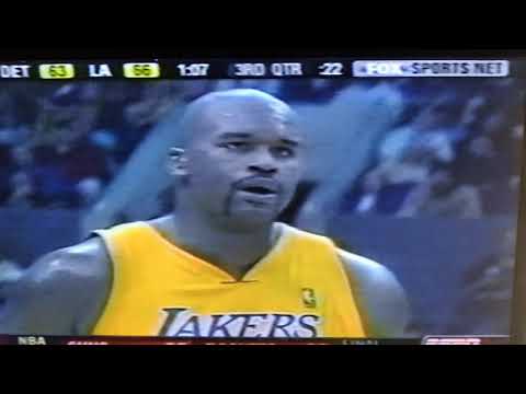LAKERS vs PISTONS       Regular Season game (2003) HIGHLIGHTS