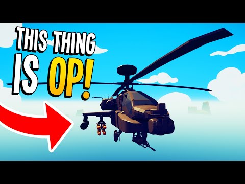 TABS - Modern Faction ATTACK HELICOPTER vs EVERY UNIT in Totally Accurate Battle Simulator!