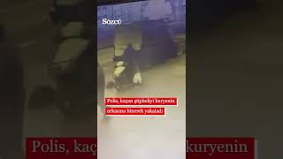 Film Gibi Kovalamaca! Polis, Kuryenin Motosikletine Binip Şüpheliyi Yakaladı