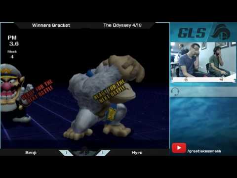 The Odyssey 4/18 Project M Bracket - Benji (Ganondorf/Donkey Kong) vs. Hyro (Wario)
