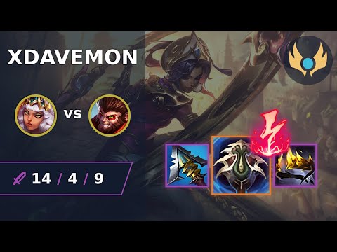 [ xDavemon ] Qiyana MID vs Wukong | NA CHALLENGER | LOL Season 2024