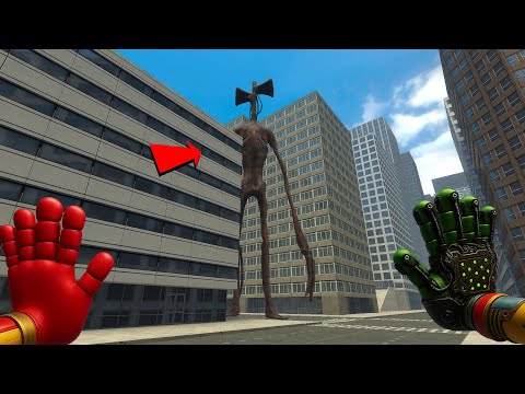HUGE SIREN HEAD IS PLAYING HIDE AND SEEK IN A BIG CITY! | Garry’s Mod 