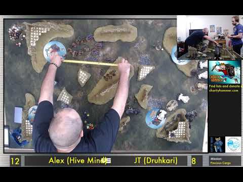 Charity Hammer 2: Game 3 - Alex MacDougall's Bugs vs JT McDowell's Druhakari (Part 2 of 3)
