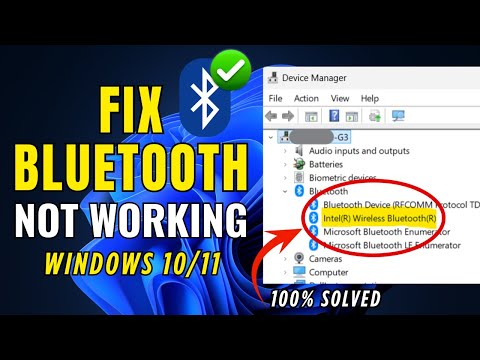 Bluetooth Not Working or Not Detected in Windows 10/11 | 100% Solved