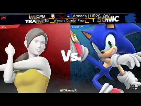 ECG Weekly 2/15/2020 - WQF - CPU(Wii Fit Trainer) Vs Armada | UR2SLOW(Sonic) - SSBU
