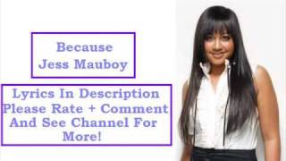 Because - Jess Mauboy Lyrics [Sing-a-Long]