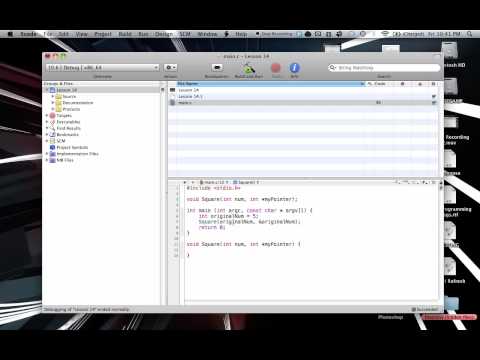 C Programming on the Mac L14 - Pointers in Functions