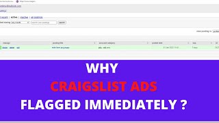 Craigslist Ads Flagged Immediately | Step by Step Guide | Why Craigslist Flagged for Removal (2026)
