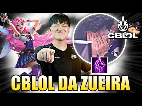 TÁTICA dos 3 TPs, CHORO do GREV e SERAPHINE ADC - CBLOL DA ZUEIRA
