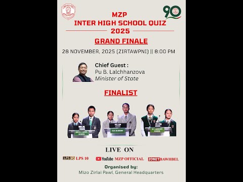 MZP Inter High School Quiz 2025 -  GRAND FINALE