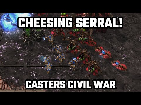 CHEESING SERRAL! - Serral vs Zest - Casters Civil War (CatZ vs DeMusliM) [StarCraft 2]