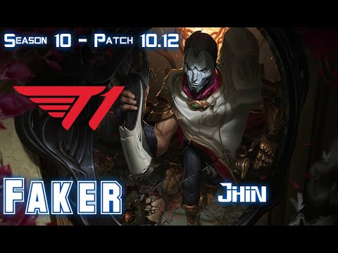 T1 Faker JHIN vs KAI'SA ADC - Patch 10.12 KR Ranked