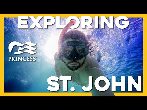 Caribbean Princess Cruise Vlog Pt. 5 | St. John on our own and St. Thomas Cruise Port
