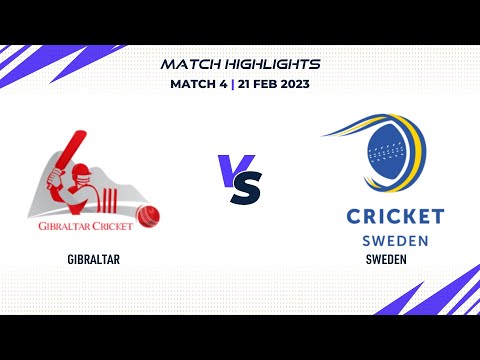 Match 4 - GIB-W vs SWE-W | Highlights | FanCode ECIW Gibraltar | Gibraltar 2023 | ECI23.011
