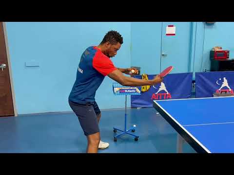 Butterfly Training Tips with Taiwo Adeyinka - Backhand Loop Coaching