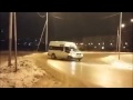Суровый омский водила маршрутки дрифтует!!!! 