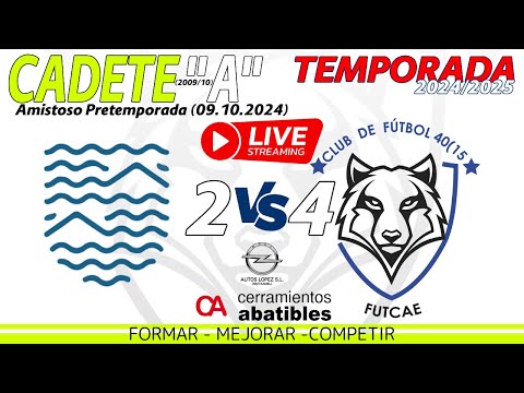 18:00 DIRECTO. Pretemporada 2024/2025. Club Atlético Montemar Vs C.F. 40(15 Futcae CADETE A