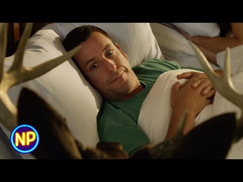 Deer Home Invasion Scene | Adam Sandler & Salma Hayek | Grown Ups 2