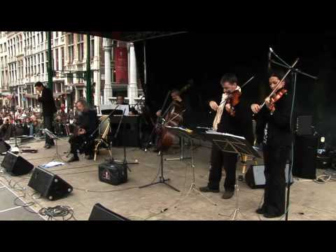 BTF 2009 - Ensemble Hyperion & Franco Luciani on the Grand Place of Brussels -  Tango Festival