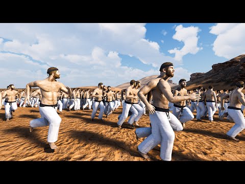 3.000 CHUCK NORRIS vs 3.000.000 FOOTMAN - Ultimate Epic Battle Simulator 2 UEBS2