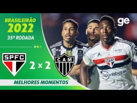 Gols e lances de São Paulo x Atlético Mineiro