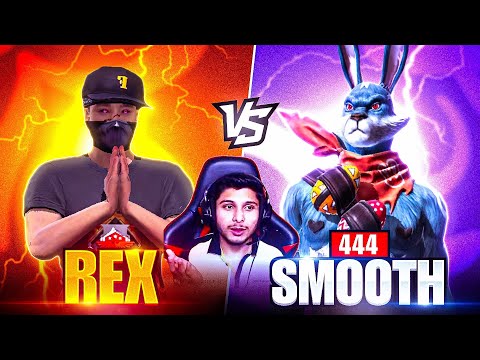 SMOOTH444 VS REX 🥵 BEST MATCH ON LIVE - GARENA FREE FIRE