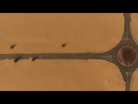 Beautiful road view in the desert...#AQSARA