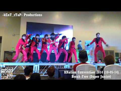 Break Free (Super Junior) on KNation Convention 2014