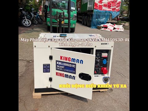 Vận Hành Máy Phát Điện Chạy Dầu Kingman KM1150S3D RC
