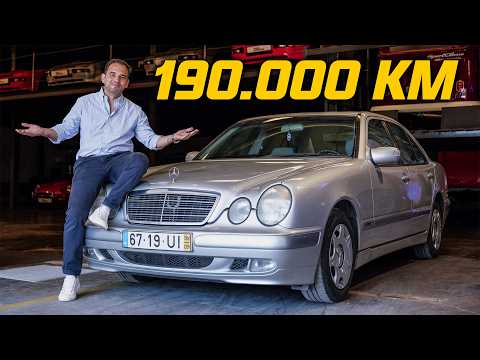 COMPREI UM MERCEDES COM QUASE 30 ANOS. O meu NOVO CLASSE E220 CDI W210