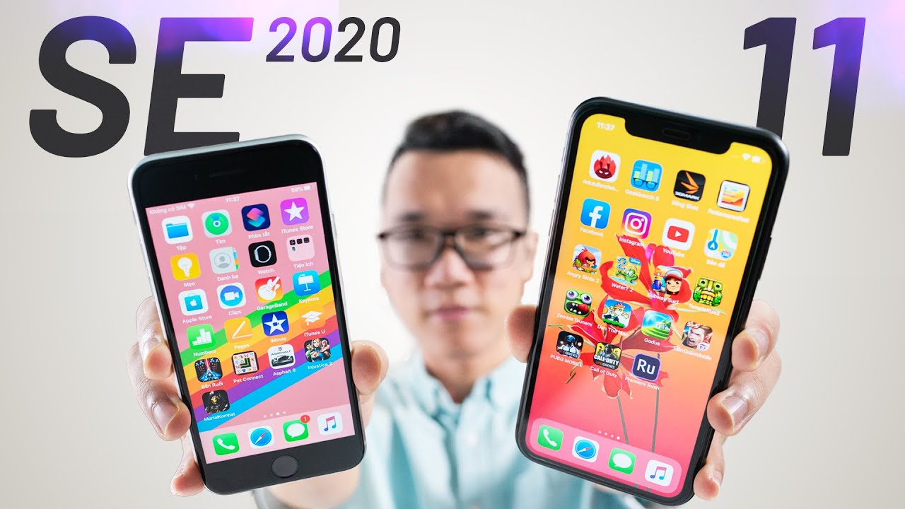 So sánh iPhone SE 2020 và iPhone 11