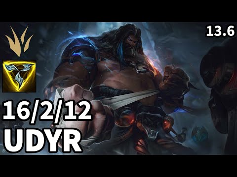 Udyr Jungle vs Lee Sin - KR Master  | Patch 13.6