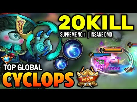CYCLOPS BEST BUILD 2023 | TOP GLOBAL CYCLOPS GAMEPLAY | MOBILE LEGENDS✓