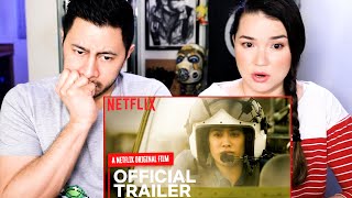 GUNJAN SAXENA: The Kargil Girl | Netflix India | Trailer Reaction | Jaby Koay & Achara