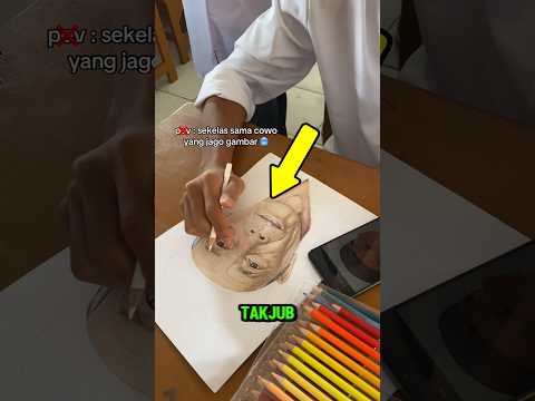 Siswa Ini Punya Bakat Melukis yang Bikin Teman-Temannya Takjub!
