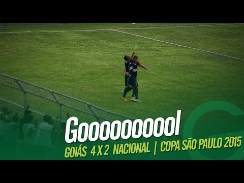 Copa São Paulo 2015 - Goiás 4 x 2 Nacional - Gols da classificação