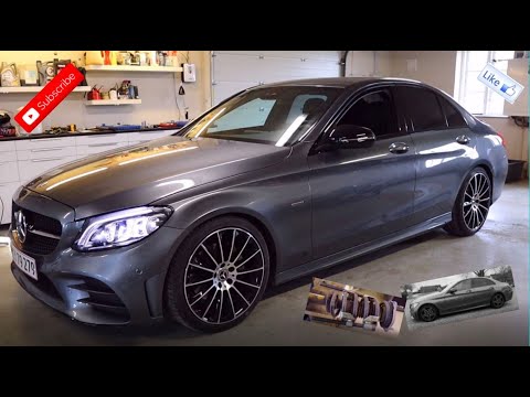 HOW TO install lowering springs on a 2020 Mercedes W205 C Class