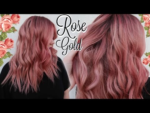 ☽ My ROSE GOLD Hair Color Tutorial ☾ (BEST FORMULA...