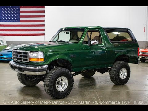 Frame-Off Restored 1996 Ford Bronco XLT