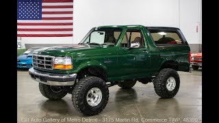 Video Thumbnail for 1996 Ford Bronco