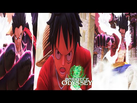 Luffy all gear transformations in One Piece Odyssey