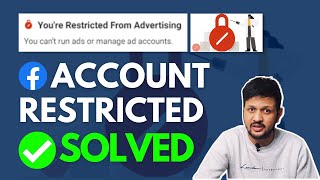 Facebook Account Restricted From Advertising PROBLEM SOLVED (I Used This To Get My Account)