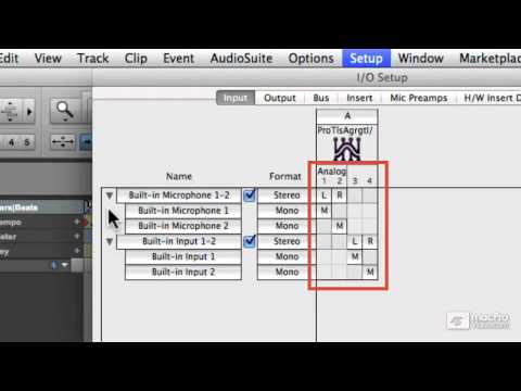 Pro Tools 10 110 : Session Setup Techniques - 2 IO Setup Overview