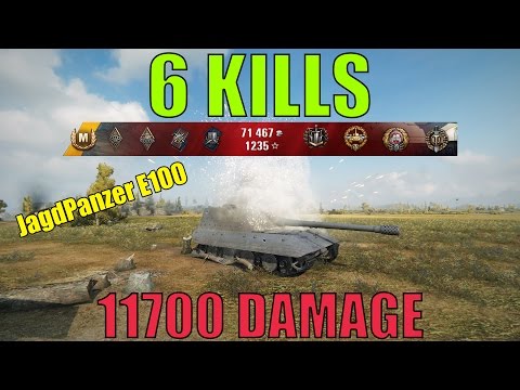 World of Tanks - JagdPanzer E100 - 6 Kills - 11700 Damage