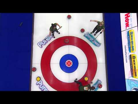 #AGITopShots​​ - 2021 Scotties Tournament of Hearts - Feb. 22 - P.E.I. runback double