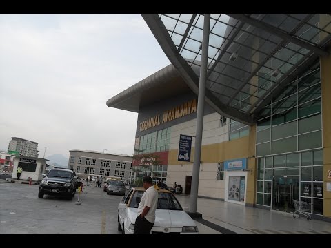 Terminal Amanjaya Bus Stand Ipoh Perak para a área industrial da Malásia