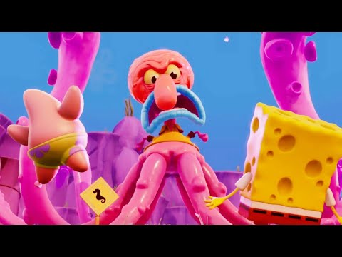 SpongeBob: The Cosmic Shake – Jelly Squidward Boss Fight & Ending (Tentacle Dodger Trophy Guide)