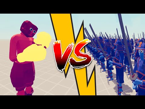 SUPER BOXER VS 100X MELEE UNITS - TOTALLY ACCURATE BATTLE SIMULATOR