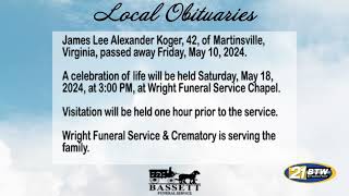 Obits for May 15, 2024